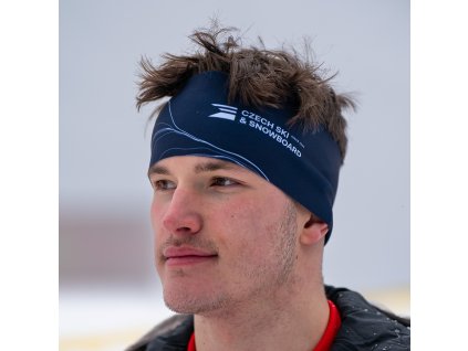 Čelenka tm. modrá